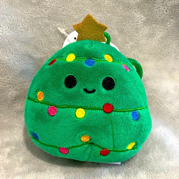 Squishmallows Other - 🎄 Carol Christmas Tree 🎄 clip 3” Holiday series NWT Squishmallows by Kellytoy